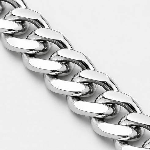 Sterling Silver Miami Cuban Chain & Bracelet