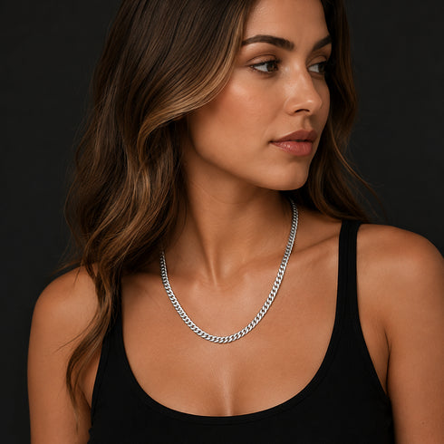 Sterling Silver Miami Cuban Chain & Bracelet
