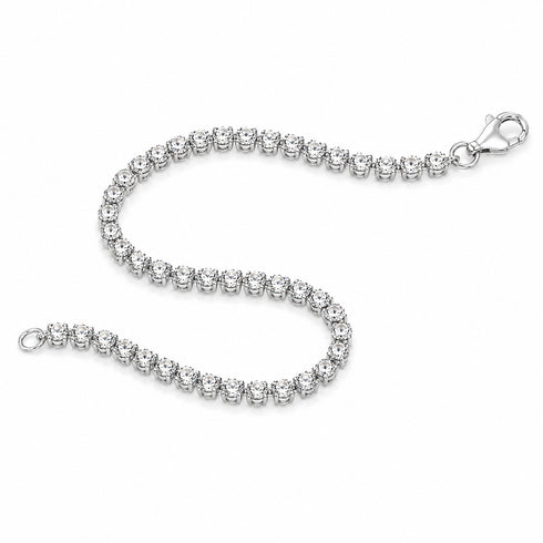 Sterling Silver CZ Tennis Bracelet