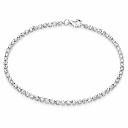 Sterling Silver CZ Tennis Bracelet