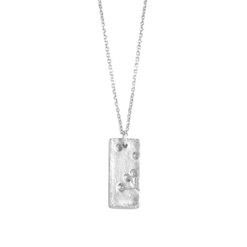 Dandelion in Rectangle Necklace
