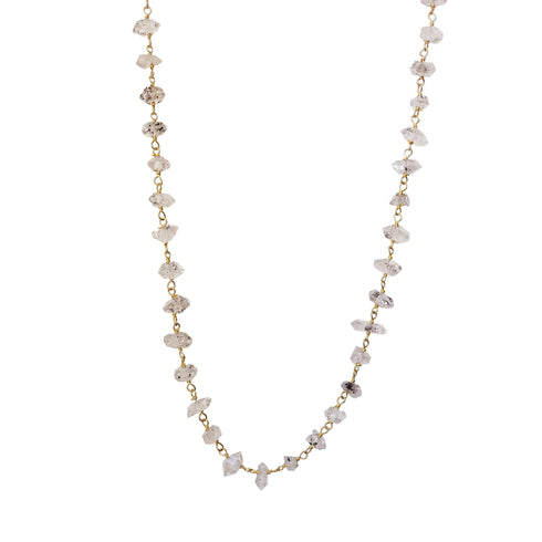 White Herkimer Diamond Necklace