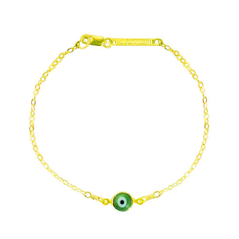 Green Evil Eye Bracelet