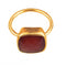 Cushion Cut Carnelian