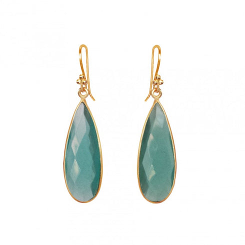 Chalcedony Teardrops