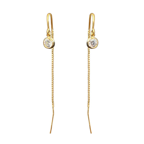 Ice Threader Earrings