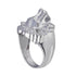 Sterling Silver Lion Ring by London Manori