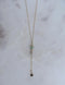 Shooting Star Green Chalcedony Lariat