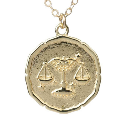Libra Zodiac Necklace