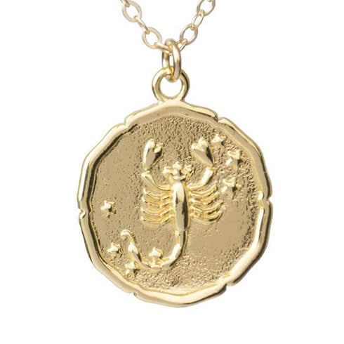 Scorpio Zodiac Necklace
