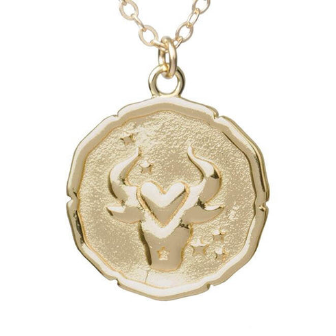 Taurus Zodiac Necklace