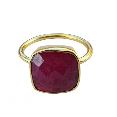 Cushion Cut Ruby