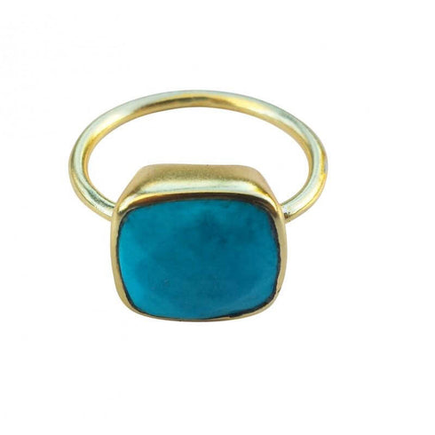 Cushion Cut Turqoise