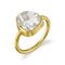Raw Quartz - 14k Gold Vermeil Ring