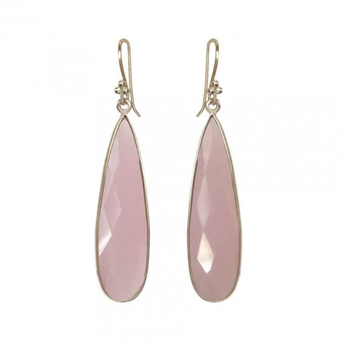 Rose Quartz Teardrops