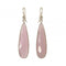 Rose Quartz Teardrops