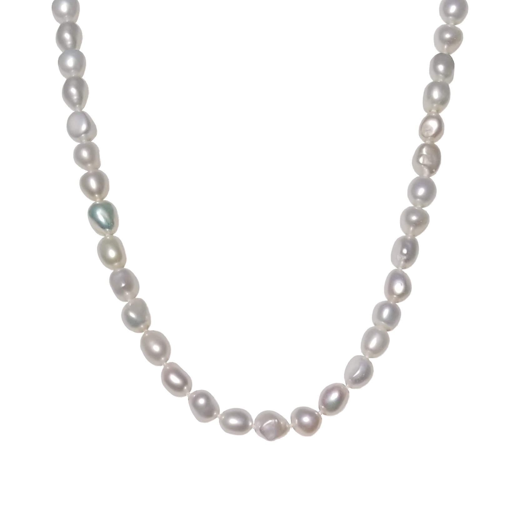 HONORA Grey/Silver order Lustrous Ringed Pearl 18